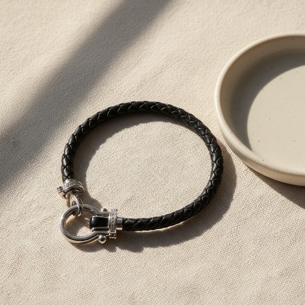 Timeless Elegance Woven Bracelet – Luxe Edition
